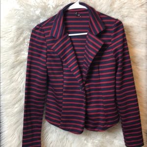 Striped blazer
